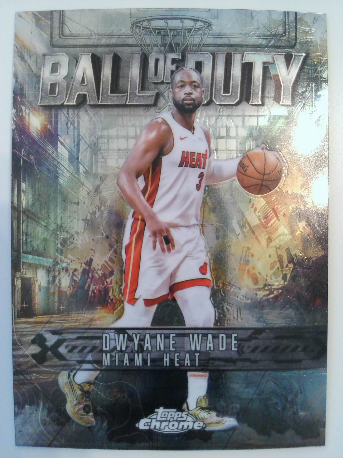 2025-26 Topps Chrome Basketball Ball of Duty Dwyane Wade #BD-16