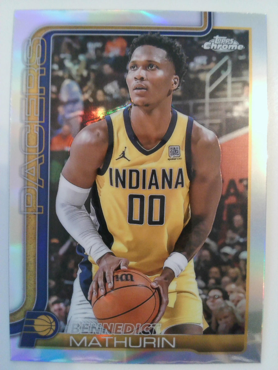 2025-26 Topps Chrome Basketball Refractor Bennedict Mathurin #93