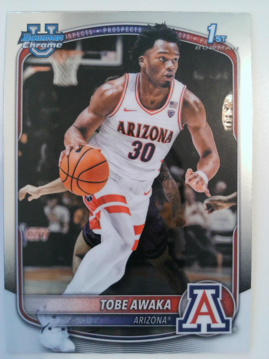 2025-26 Bowman Basketball Chrome Prospects Tobe Awaka #BCP-79