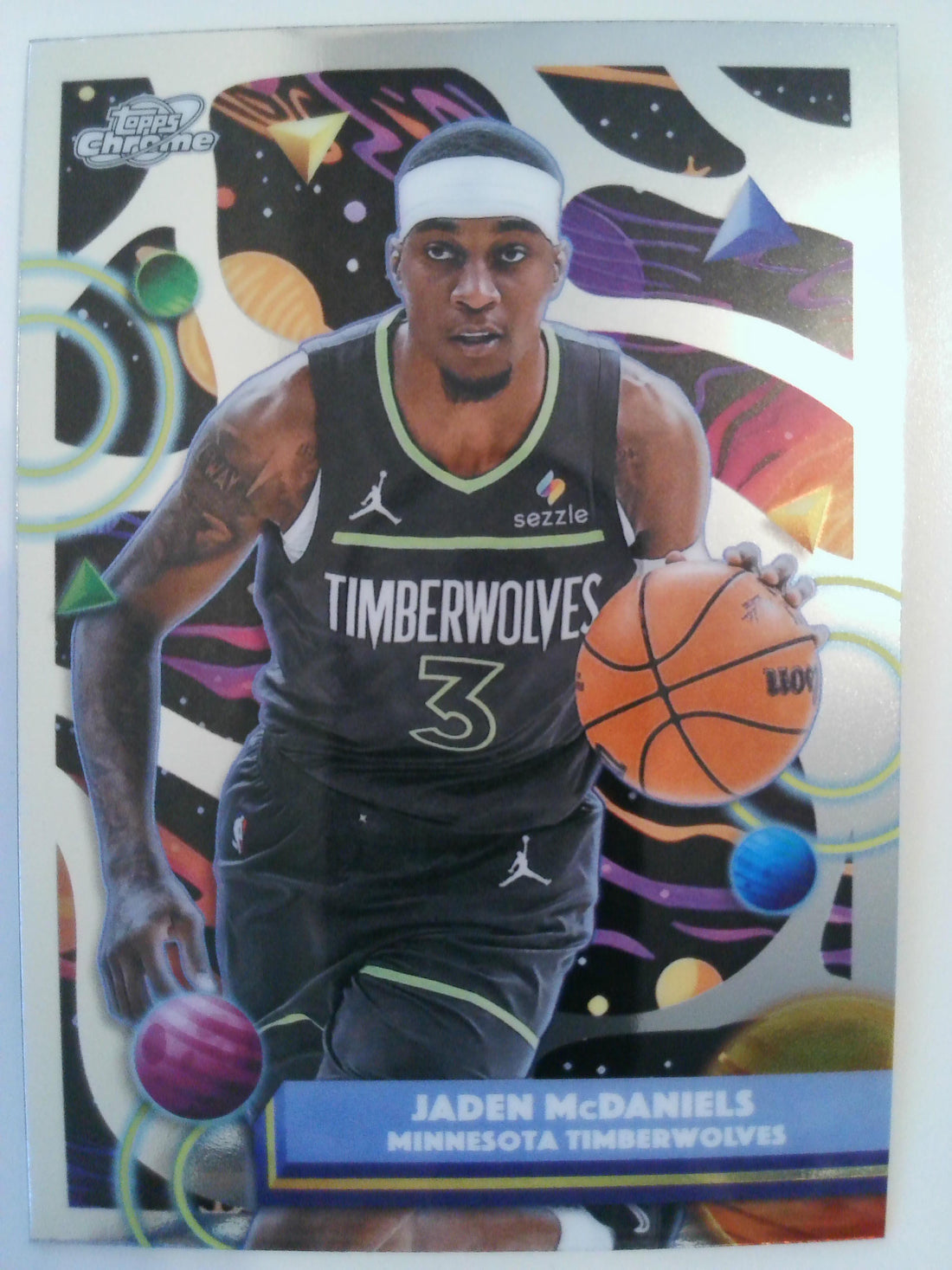2025-26 Topps Chrome Cosmic Basketball Jaden McDaniels #4
