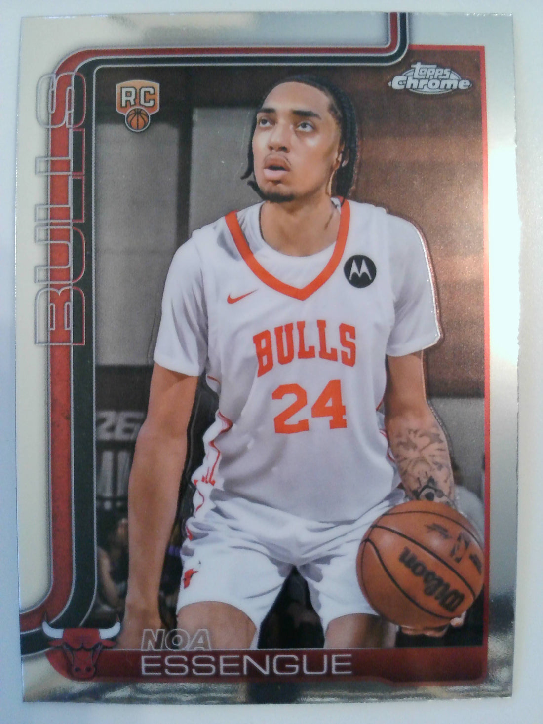 2025-26 Topps Chrome Basketball Noa Essengue #262 Rookie