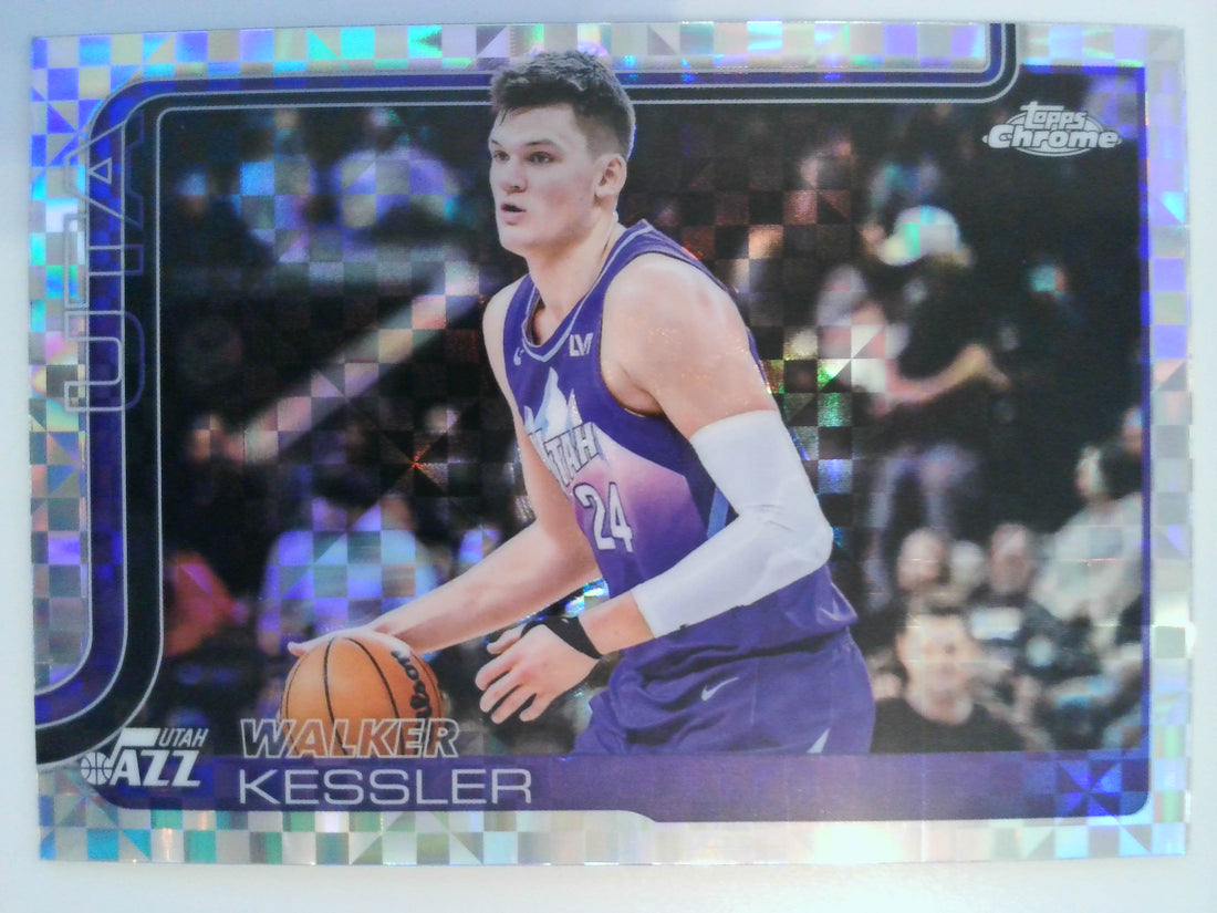 2025-26 Topps Chrome Basketball X-Fractor Walker Kessler #205