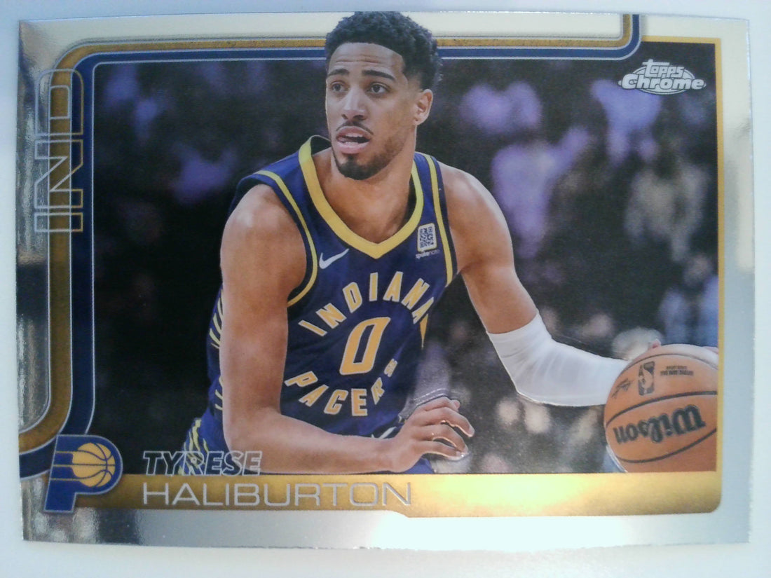 2025-26 Topps Chrome Basketball Tyrese Haliburton #3