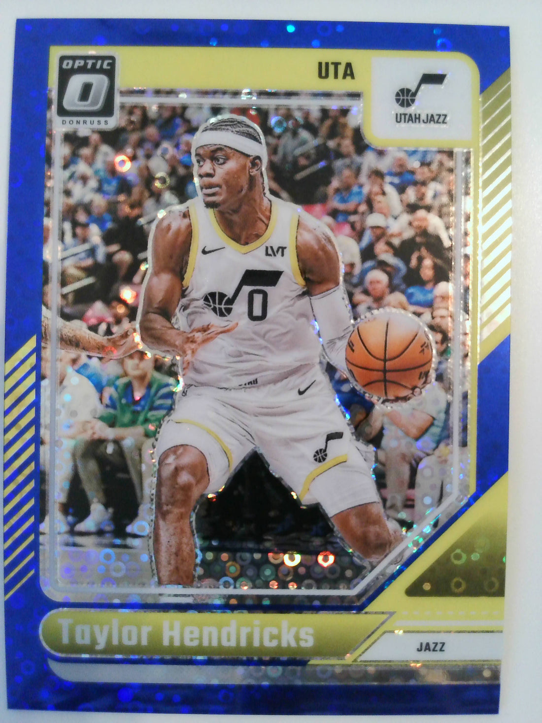 2024-25 Donruss Optic Basketball Fast Break Blue 48/49 Taylor Hendricks #203