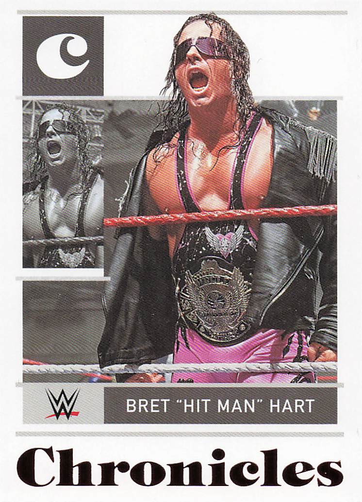 2022 Panini Chronicles WWE Wrestling Bronze Bret "Hit Man" Hart #63