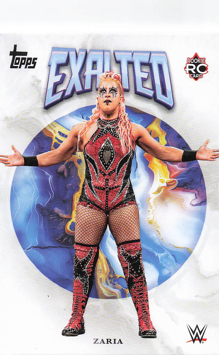 2025 Topps Exalted WWE Wrestling Zaria #17 Rookie