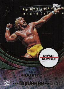 2025 Topps Universe WWE Wrestling Green Electric 86/125 Hulk Hogan #203