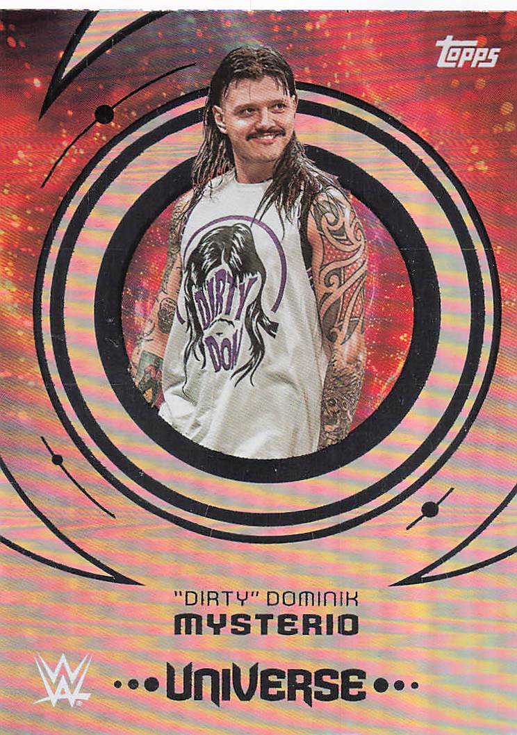 2025 Topps Universe WWE Wrestling "Dirty" Dominik Mysterio #18