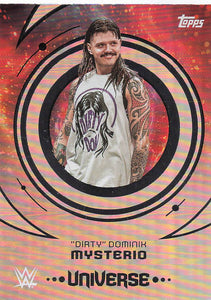2025 Topps Universe WWE Wrestling "Dirty" Dominik Mysterio #18