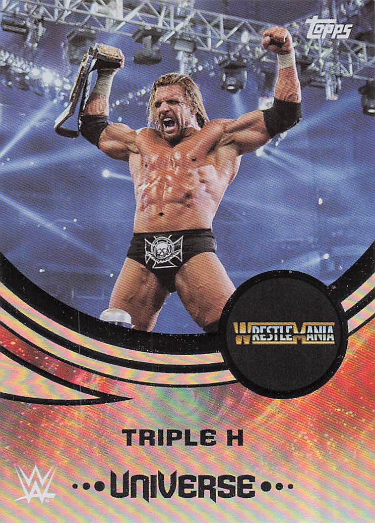 2025 Topps Universe WWE Wrestling Triple H #247
