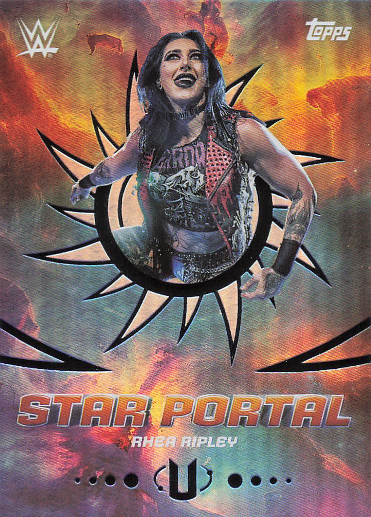 2025 Topps Universe WWE Wrestling Star Portal Rhea Ripley #SPO-15