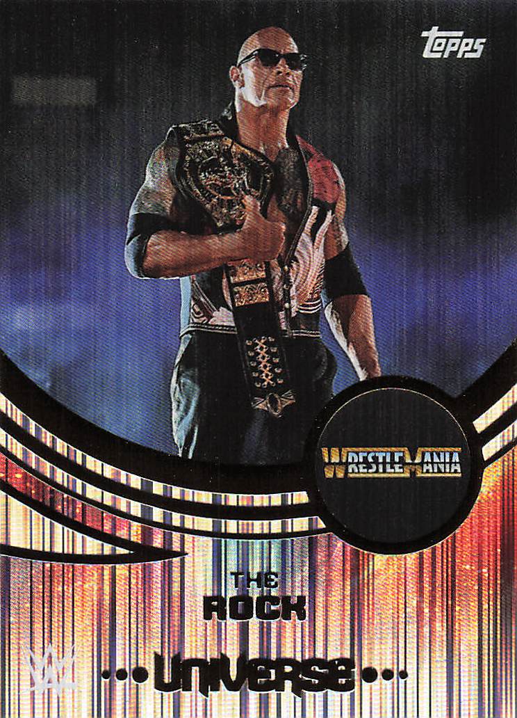 2025 Topps Universe WWE Wrestling Flare The Rock #226