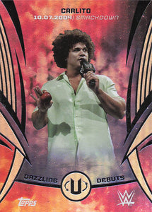 2025 Topps Universe WWE Wrestling Dazzling Debuts Carlito #DDE-13