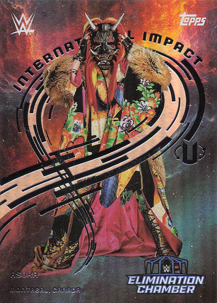 2025 Topps Universe WWE Wrestling International Impact Asuka #IIM-16