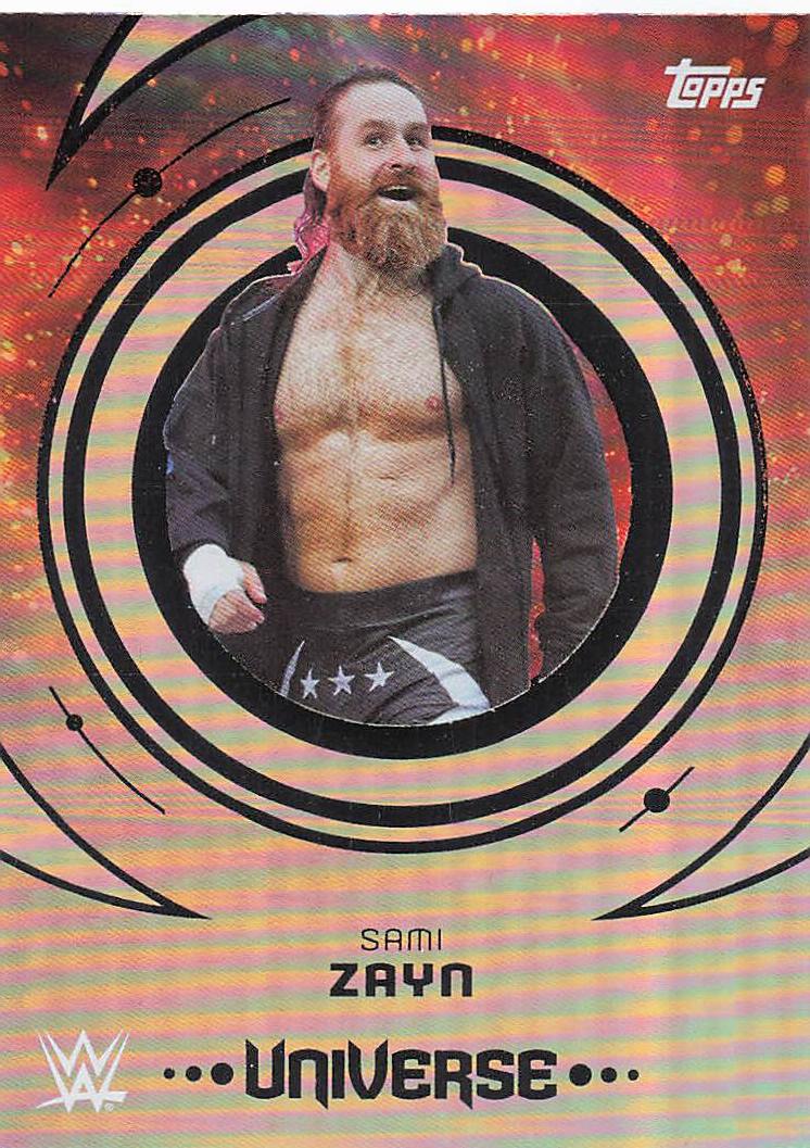 2025 Topps Universe WWE Wrestling Sami Zayn #25