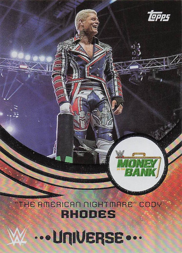 2025 Topps Universe WWE Wrestling "The American Nightmare" Cody Rhodes #254