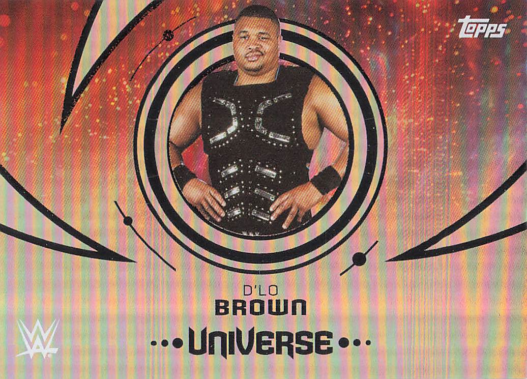 2025 Topps Universe WWE Wrestling D'Lo Brown #190