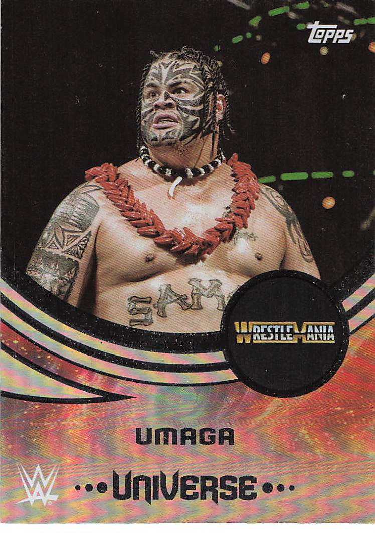 2025 Topps Universe WWE Wrestling Umaga #222
