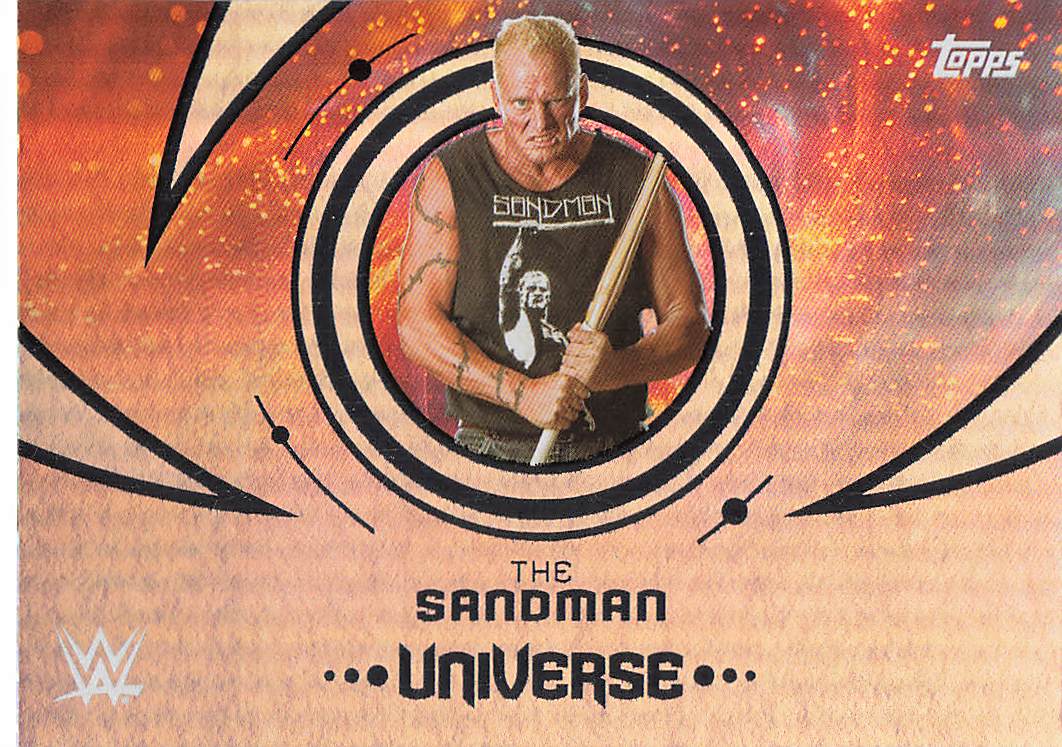 2025 Topps Universe WWE Wrestling The Sandman #151