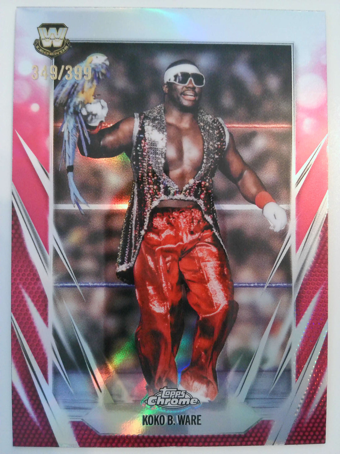 2026 Topps Chrome WWE Wrestling Magenta Refractor 349/399 Koko B. Ware #113