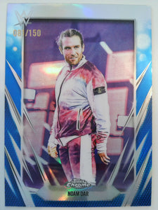 2026 Topps Chrome WWE Wrestling Blue Refractor 081/150  Noam Dar #130