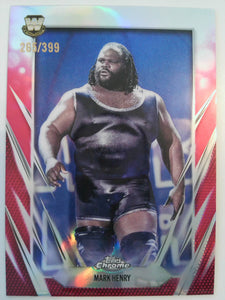 2026 Topps Chrome WWE Wrestling Magenta Refractor 265/399 Mark Henry #138