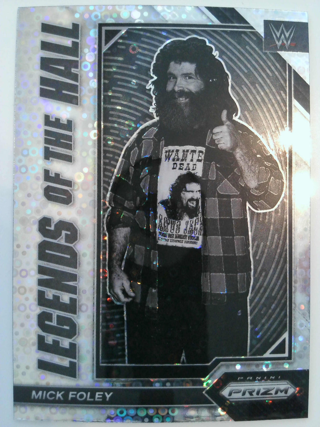 2023 Prizm WWE Wrestling Legends of the Hall Prizms Under Card Mick Foley #15