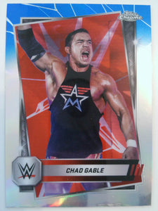 2025 Topps Chrome WWE Wrestling Red & Blue Refractor Chad Gable #120