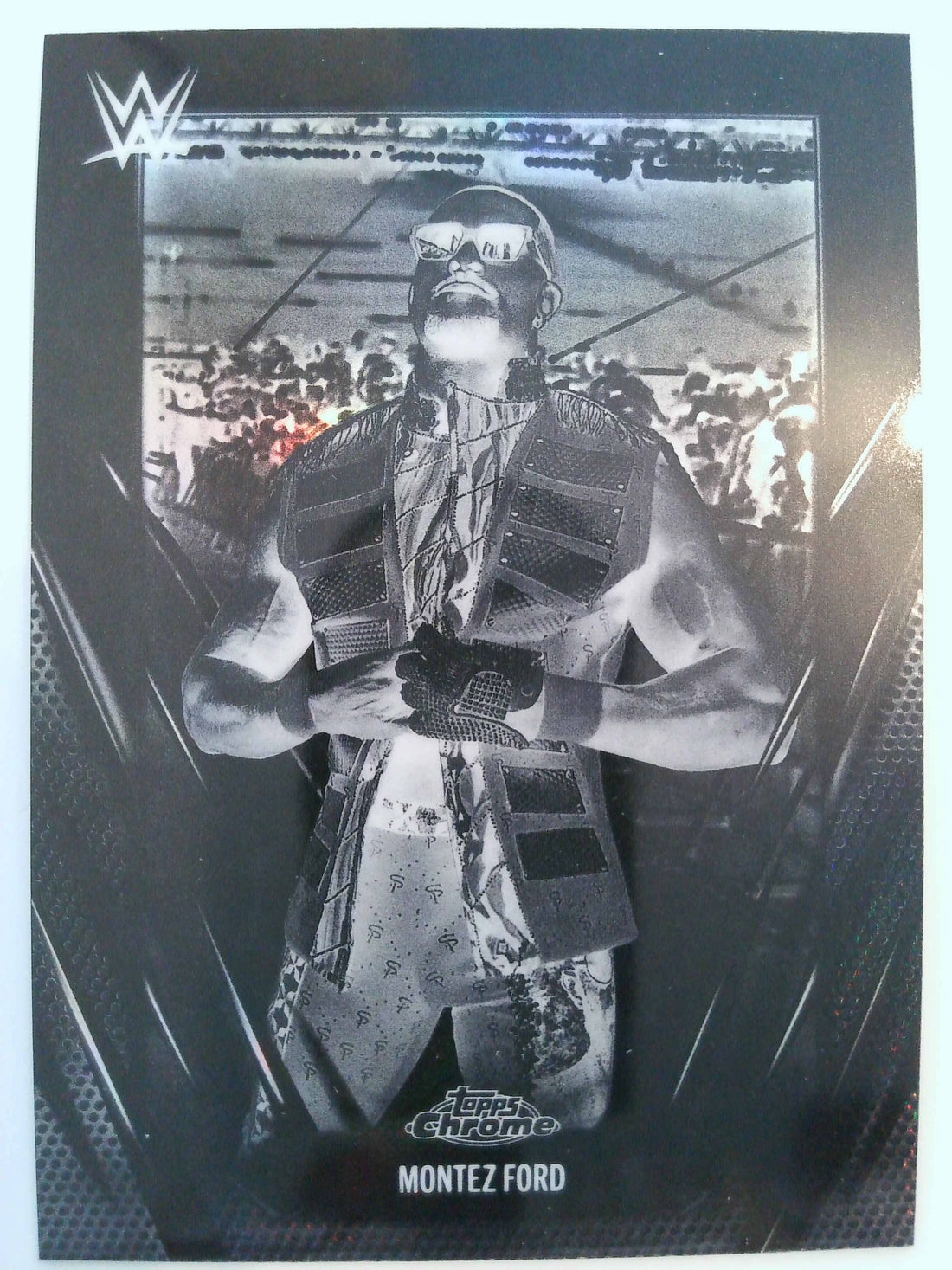 2026 Topps Chrome WWE Wrestling Negative Refractor Montez Ford #150
