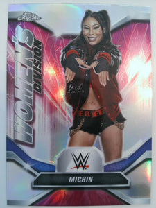2026 Topps Chrome WWE Wrestling Women's Division Refractor Michin #WDV-16