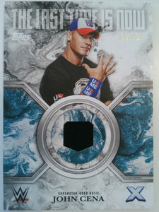 2025 Exalted WWE John Cena The Last Time Is Now Relics 44/99 John Cena #JFCR-JC