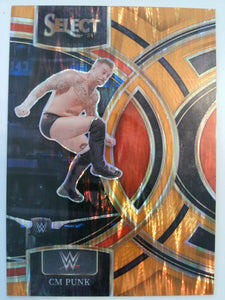 2024 Panini Select WWE Wrestling Orange Flash Prizms CM Punk #165