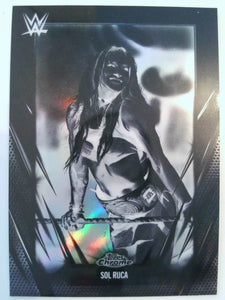2026 Topps Chrome WWE Wrestling Negative Refractor Sol Ruca #34