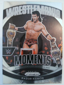 2024 Panini Prizm WWE Wrestling WrestleMania Moments Razor Ramon #35