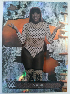 2025 Topps Chrome WWE x Cactus Jack Wrestling Refractor Naomi #92