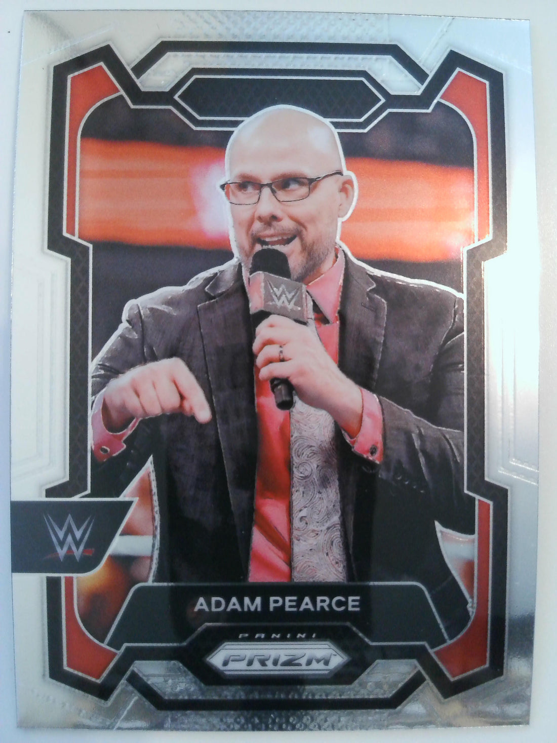 2024 Panini Prizm WWE Wrestling Adam Pearce #108 Rookie