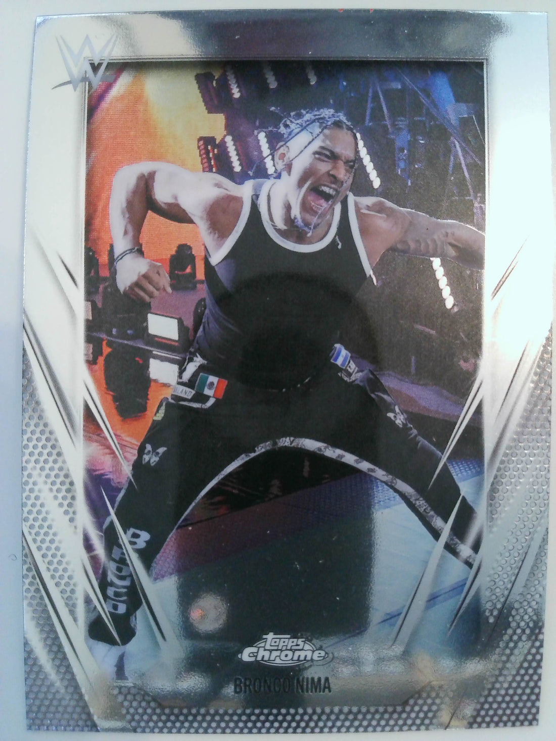 2026 Topps Chrome WWE Wrestling Bronco Nima #103