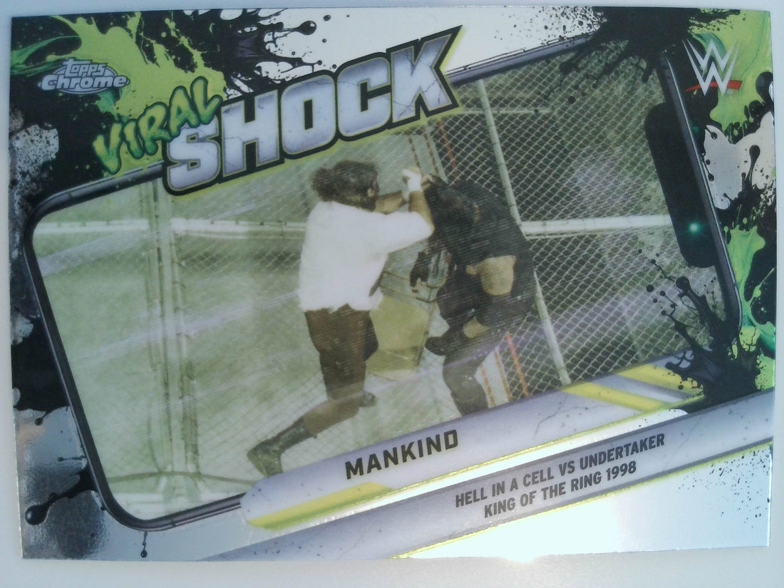 2026 Topps Chrome WWE Wrestling Viral Shock Mankind #VIR-5