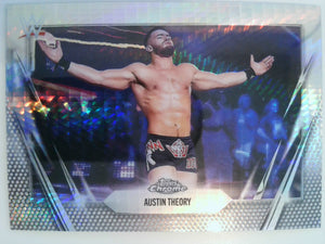2026 Topps Chrome WWE Wrestling Prism Refractor Austin Theory #77