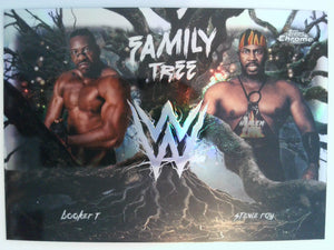 2026 Topps Chrome WWE Wrestling Family Tree Stevie Ray / Booker T #FAM-TR