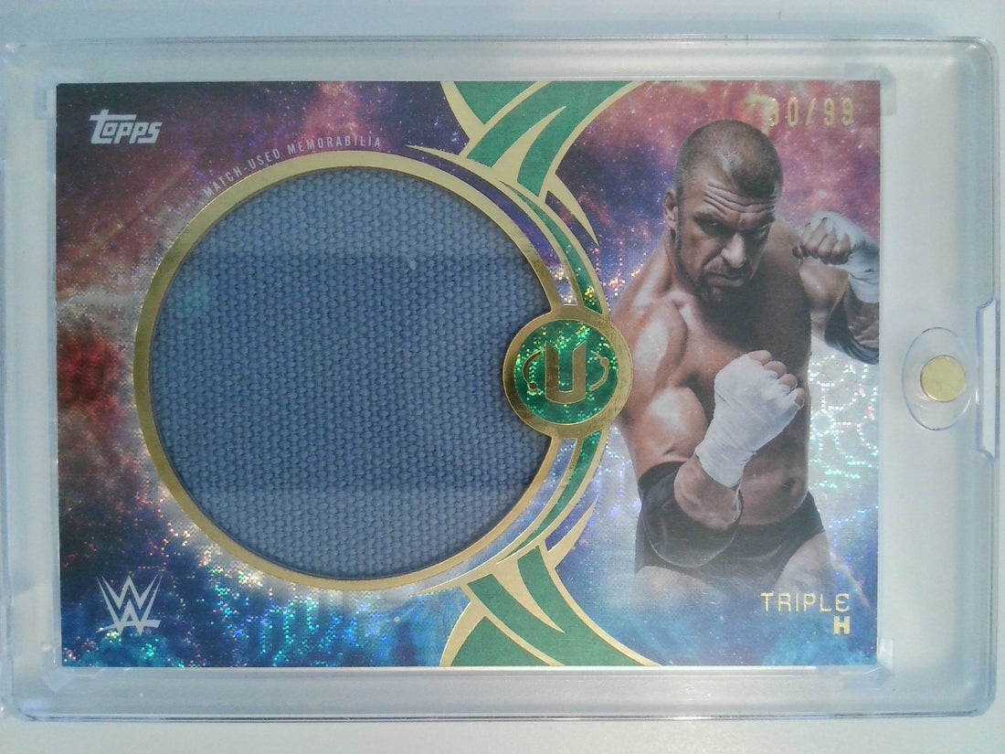 2025 Topps Universe WWE Wrestling WWE Authentics 30/99 Triple H #WAU-TRH