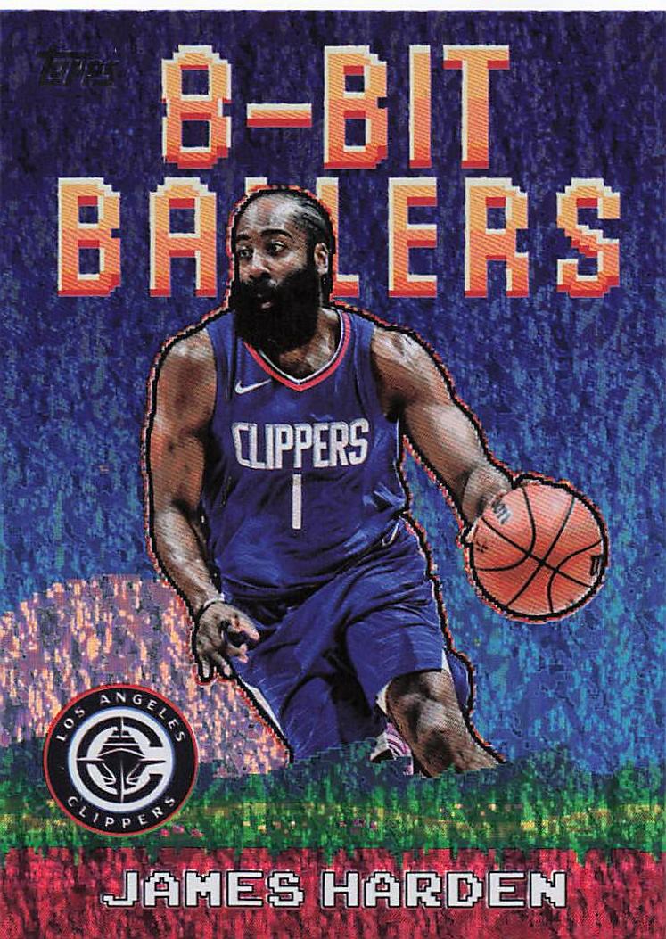 2025-26 Topps Basketball 8-Bit Ballers Holo Foil James Harden #8B-16