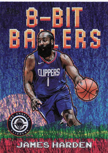 2025-26 Topps Basketball 8-Bit Ballers Holo Foil James Harden #8B-16