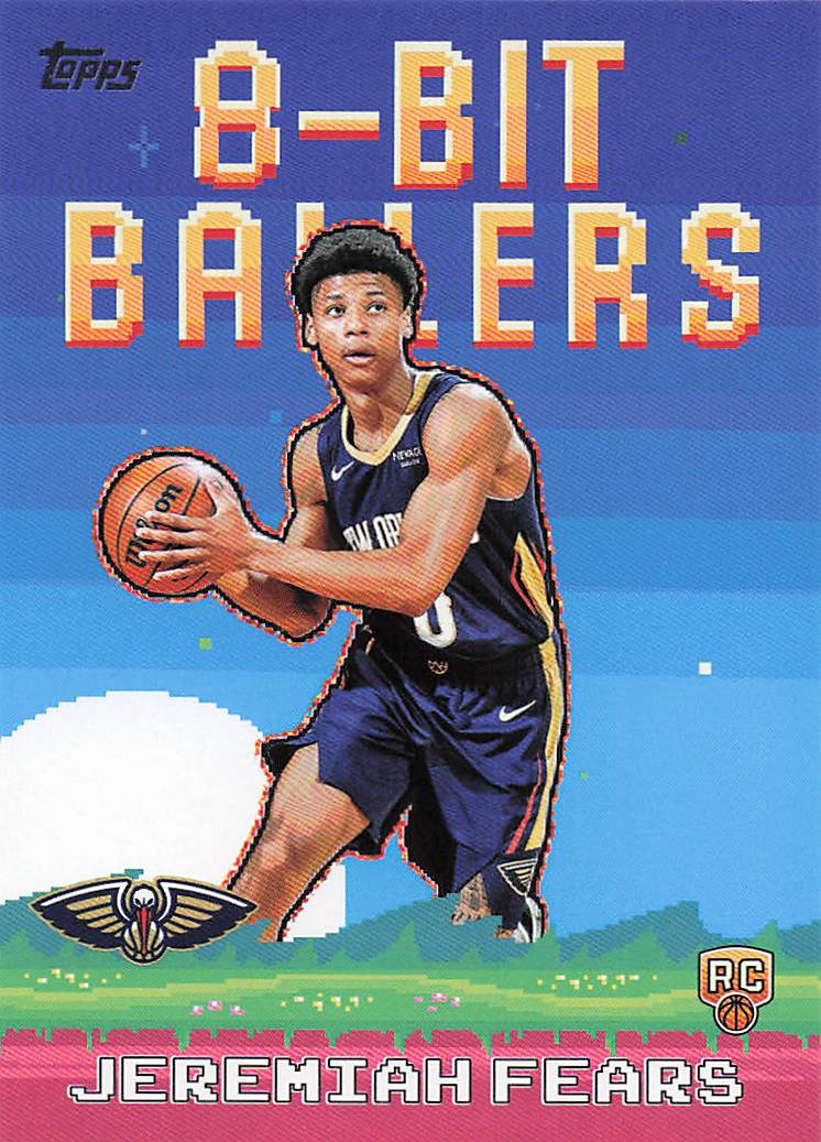 2025-26 Topps Basketball 8-Bit Ballers Jeremiah Fears #8B-37