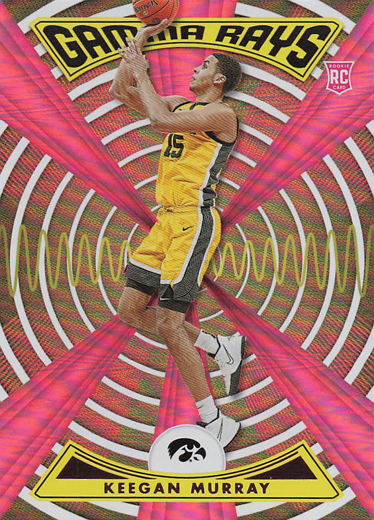 2022 Panini Chronicles Draft Picks Gamma Rays Pink Keegan Murray #ZG-KMU