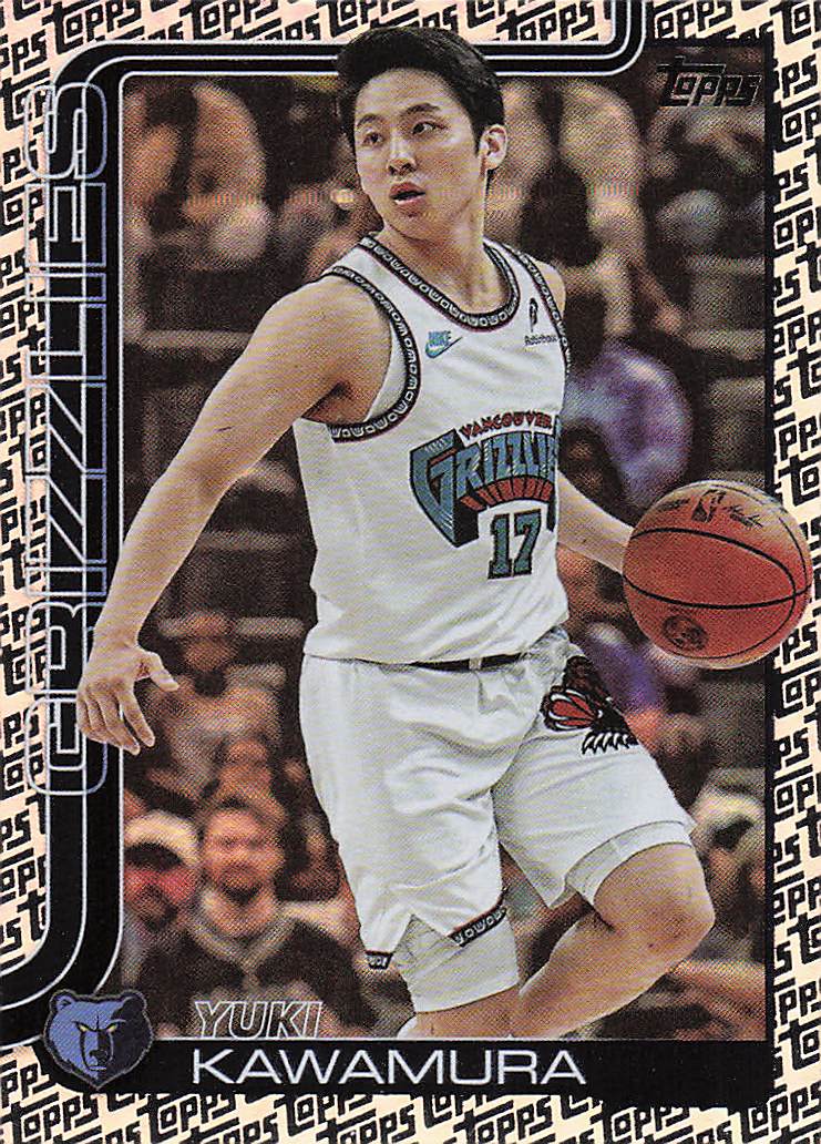 2025-26 Topps Basketball Foil Pattern Yuki Kawamura #188