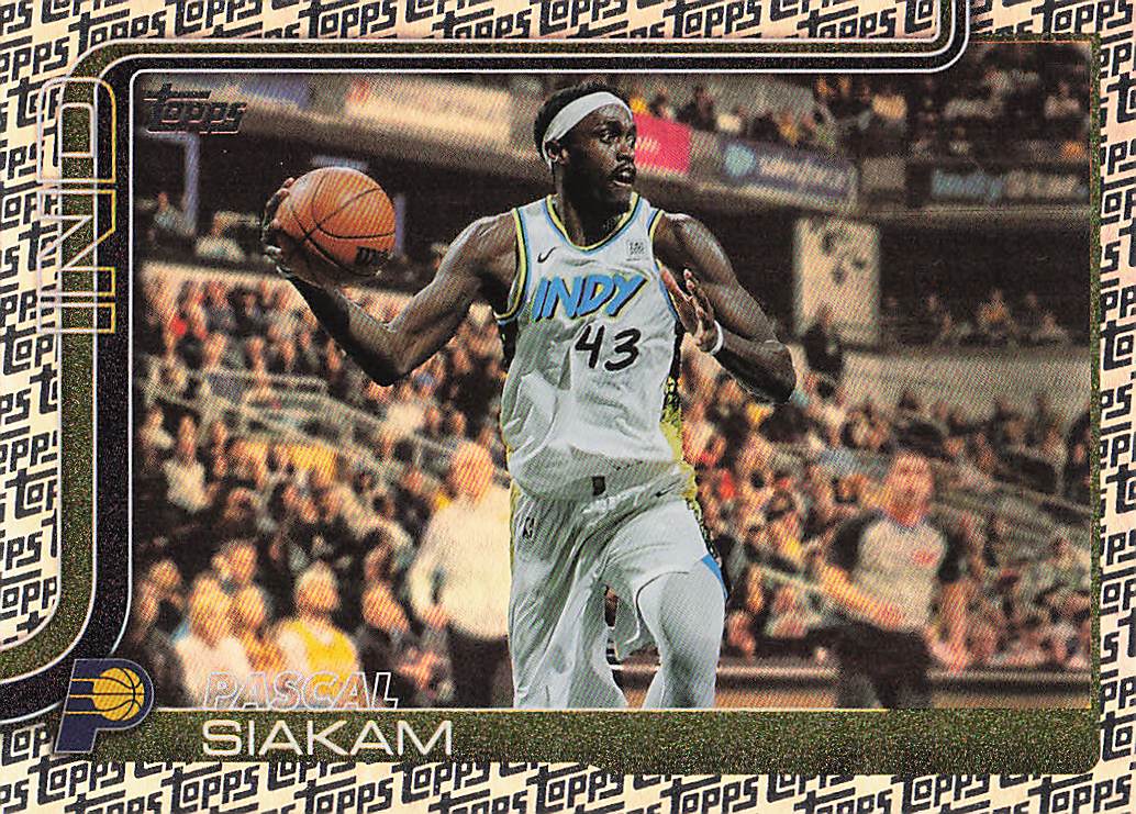 2025-26 Topps Basketball Foil Pattern Pascal Siakam #53