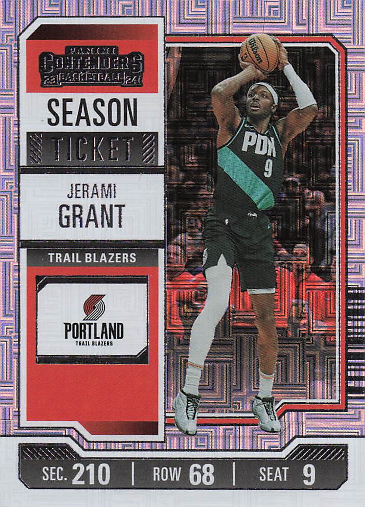 2023-24 Panini Contenders Season Ticket Premium Edition Jerami Grant #6
