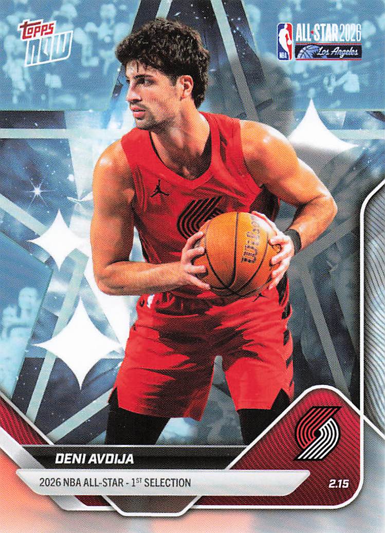 2025-26 Topps Now All-Star Game Basketball Deni Avdija #AS25
