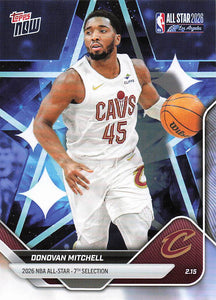 2025-26 Topps Now All-Star Game Basketball Donovan Mitchell #AS10